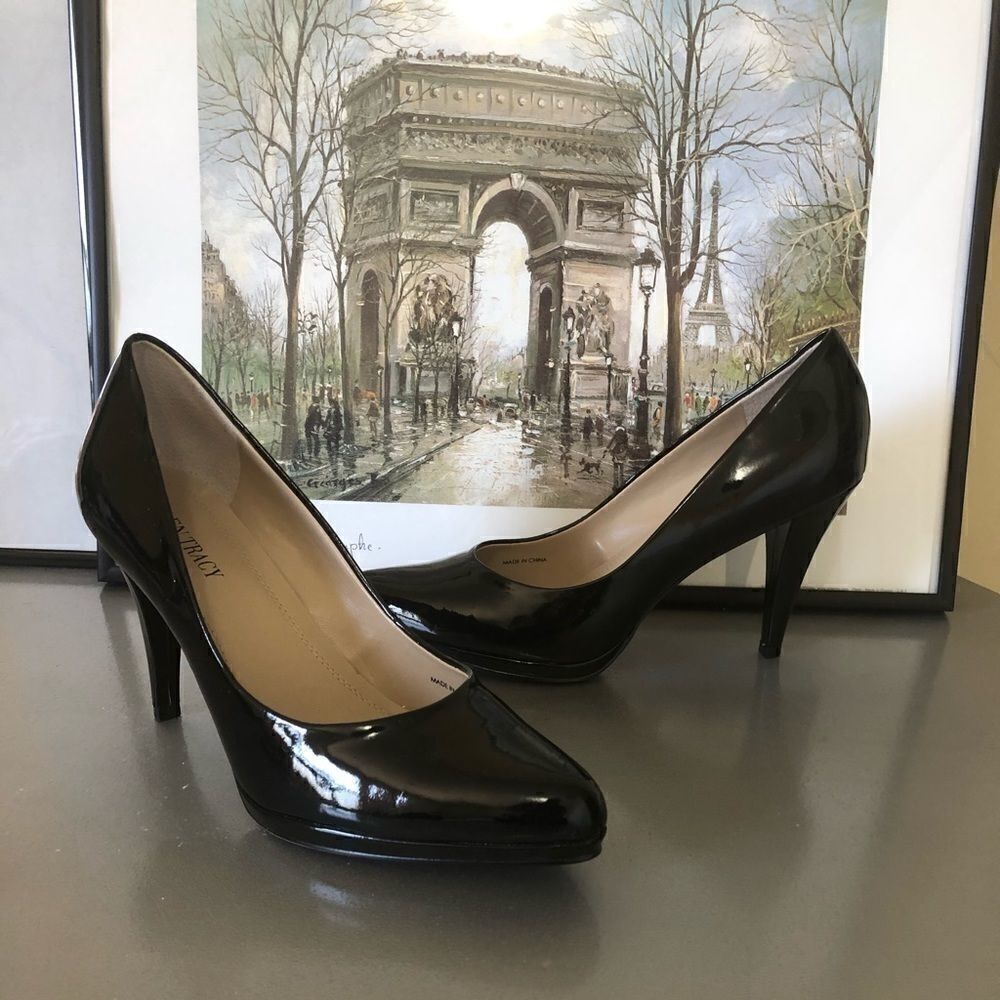 ‎Ellen Tracy Cody Platform Patent Leather Pump